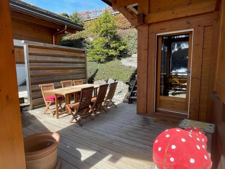 Cosymontagne - Le Chalet - 3Ch - 8 Pers- Terrasse Sud, Magnifique Vue La Clusaz Exterior foto