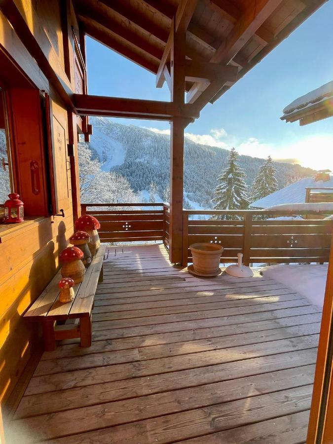 Cosymontagne - Le Chalet - 3Ch - 8 Pers- Terrasse Sud, Magnifique Vue La Clusaz Exterior foto